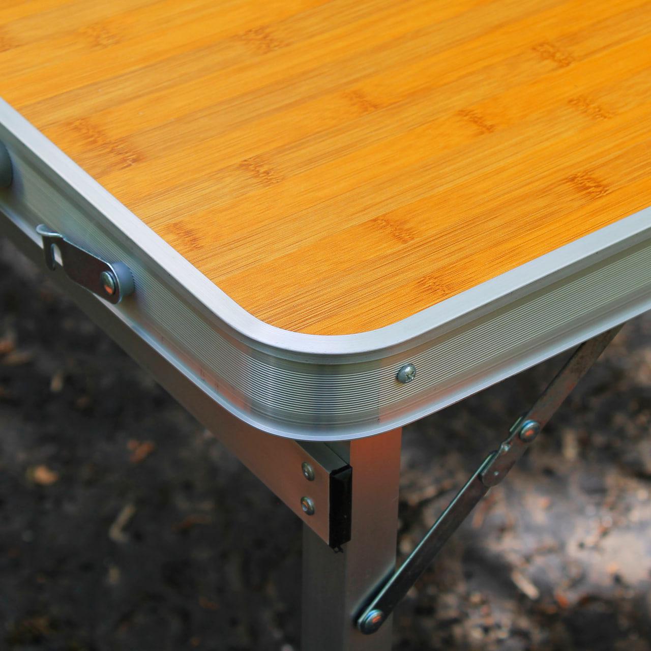 Розкладний стіл для пікніка посилений та стільці Помаранчевий (SP00484) - фото 2 Розкладний стіл для пікніка посилений та стільці Помаранчевий (SP00484) - фото 2