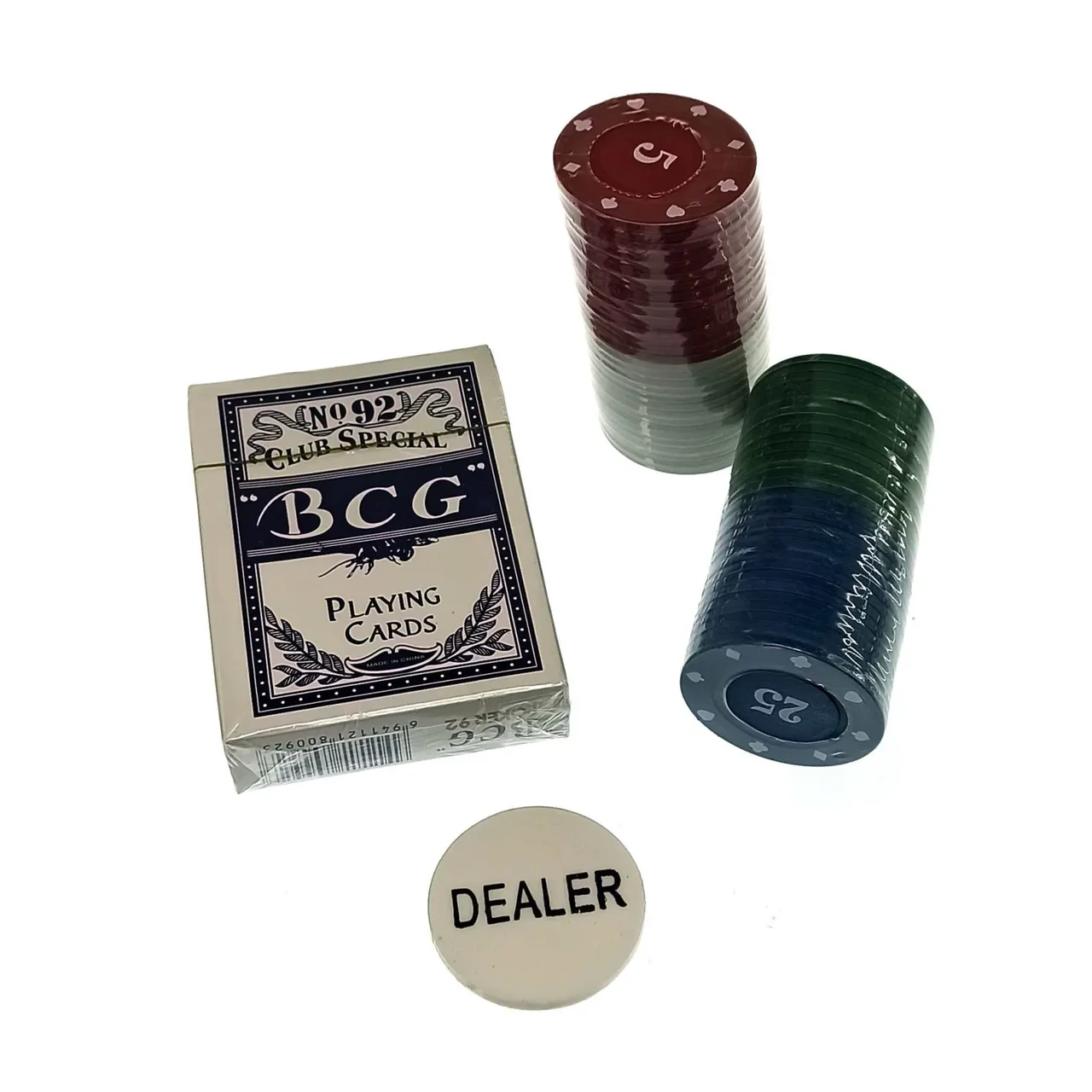 Набір покеру колода карт та 60 фішок d3,9 см