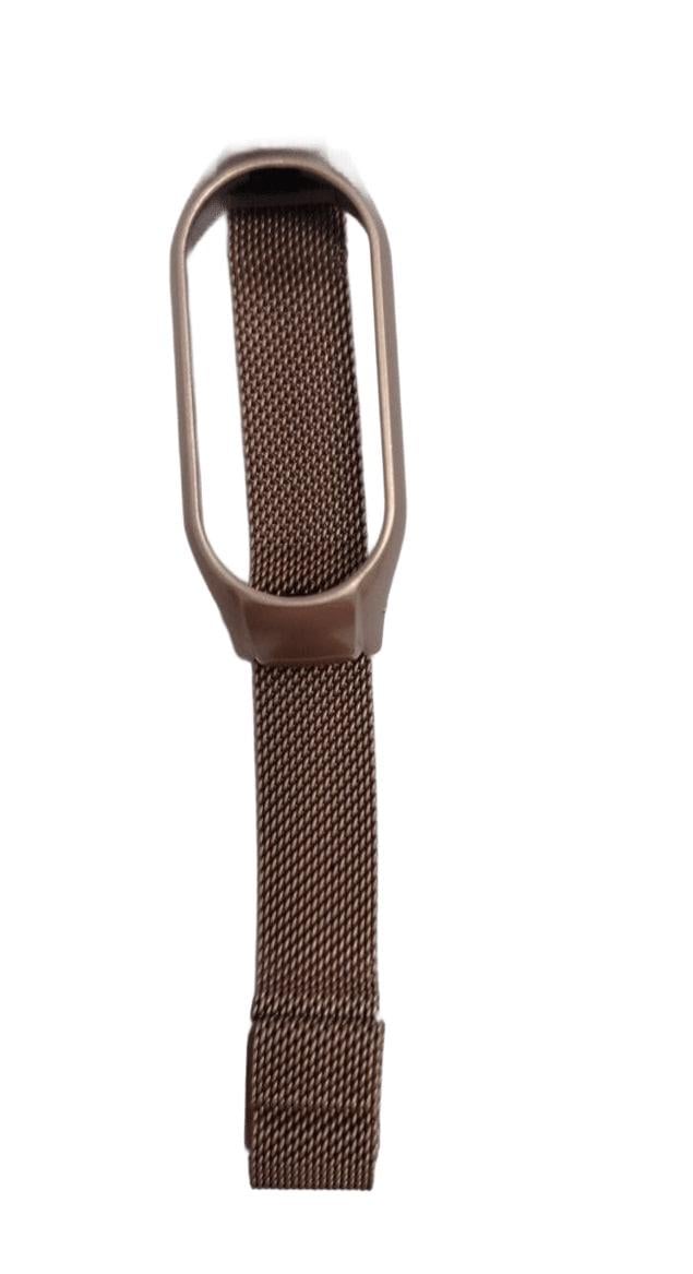 Ремінець для фітнес-браслетів з міланським плетінням для Mi Band Старе золото (000553569)