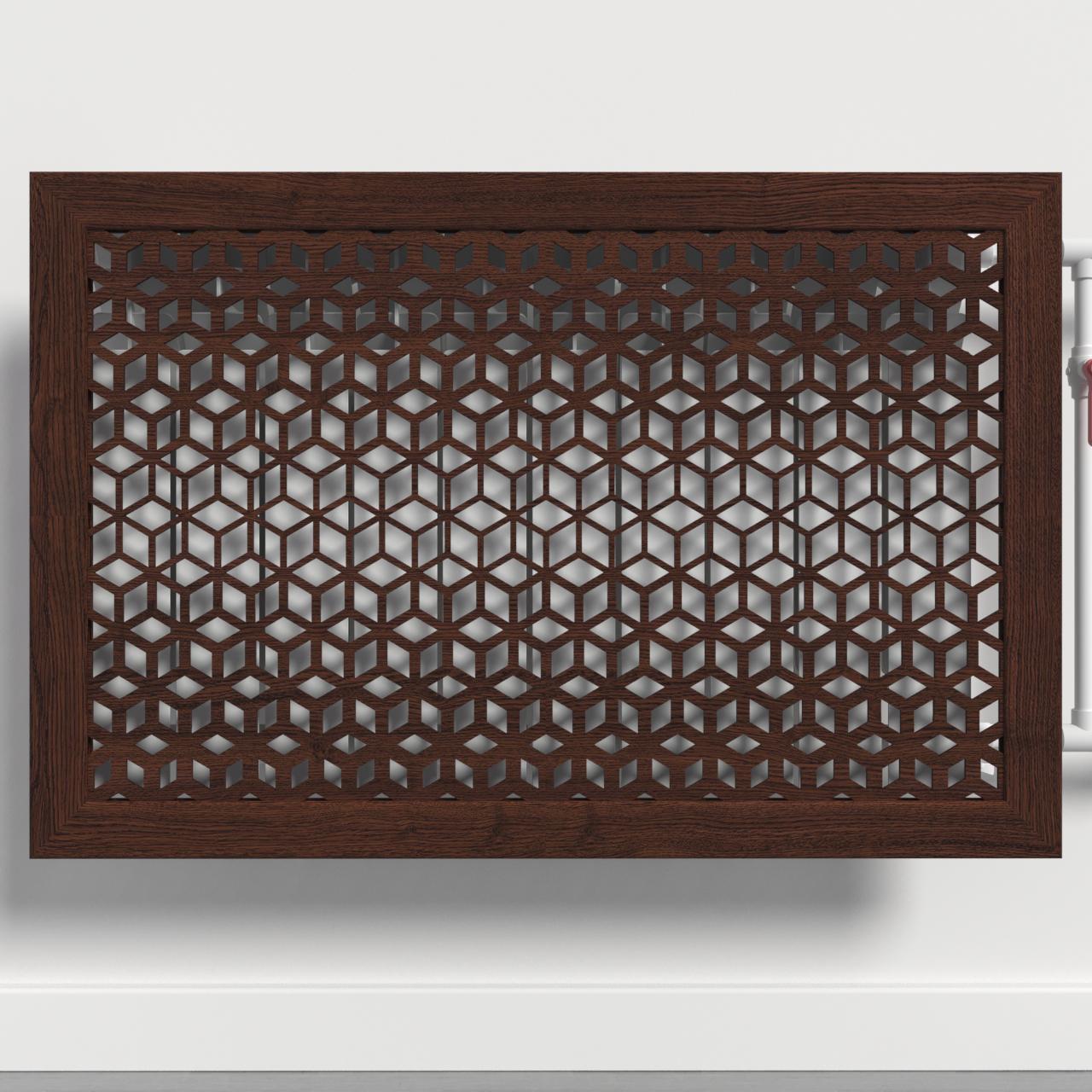 Решетка-экран на батарею SMARTWOOD 1200 мм Венге (R20054110)