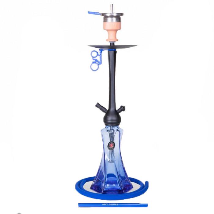 Кальян AMY Deluxe 600 Curl на 1 персону 72 см Голубой (641105200)