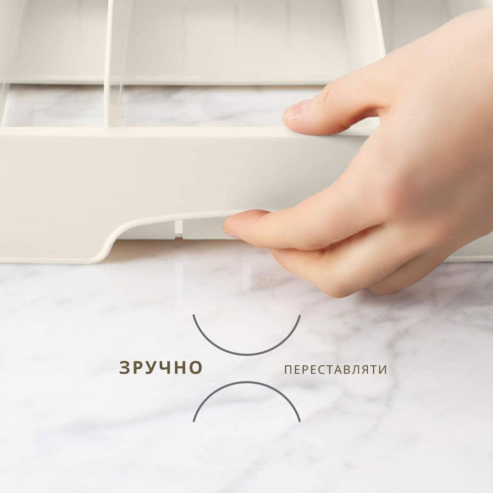 Кухонная подставка-органайзер-держатель для крышек, мисок, тарелок (20632219) - фото 4 Кухонная подставка-органайзер-держатель для крышек, мисок, тарелок (20632219) - фото 4