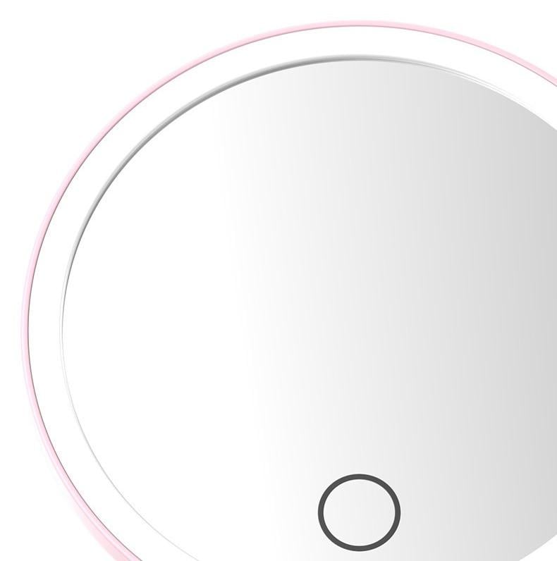 Зеркало косметическое Круглое для макияжа 360° 3 режима (28524297) - фото 5