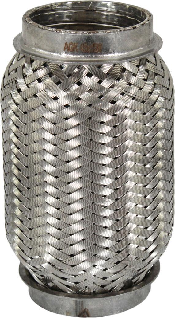 Гофра глушителя AGK Interlock 3-х шаровая кольчуга короткий фланец 45х100 мм (M45100)