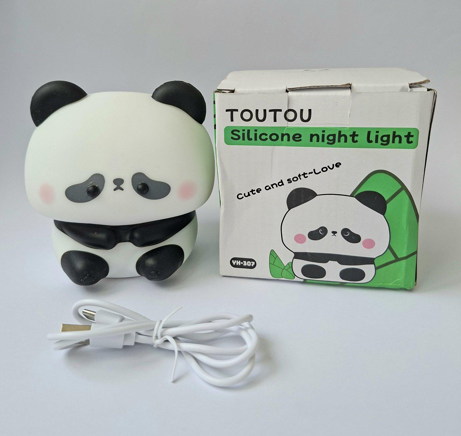 Світильник силіконовий дитячий Панда USB зарядка з таймером 30 хв (K-1879) - фото 9 Світильник силіконовий дитячий Панда USB зарядка з таймером 30 хв (K-1879) - фото 9