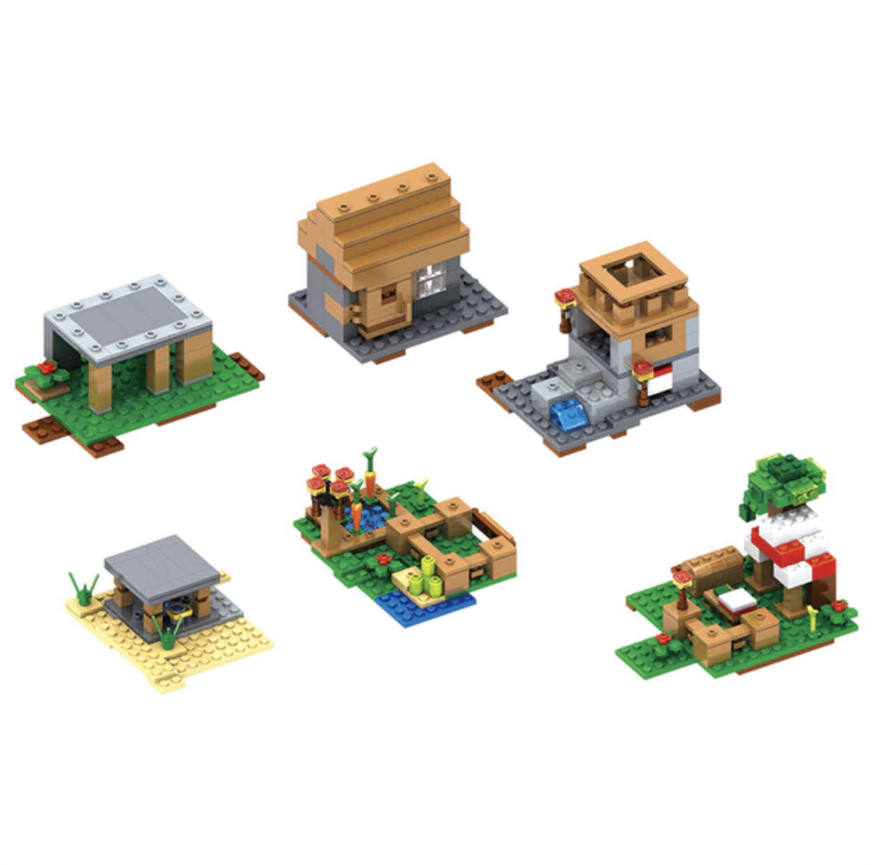 Конструктор My World Поселок 539 деталей (SJ8802) - фото 5 Конструктор My World Поселок 539 деталей (SJ8802) - фото 5