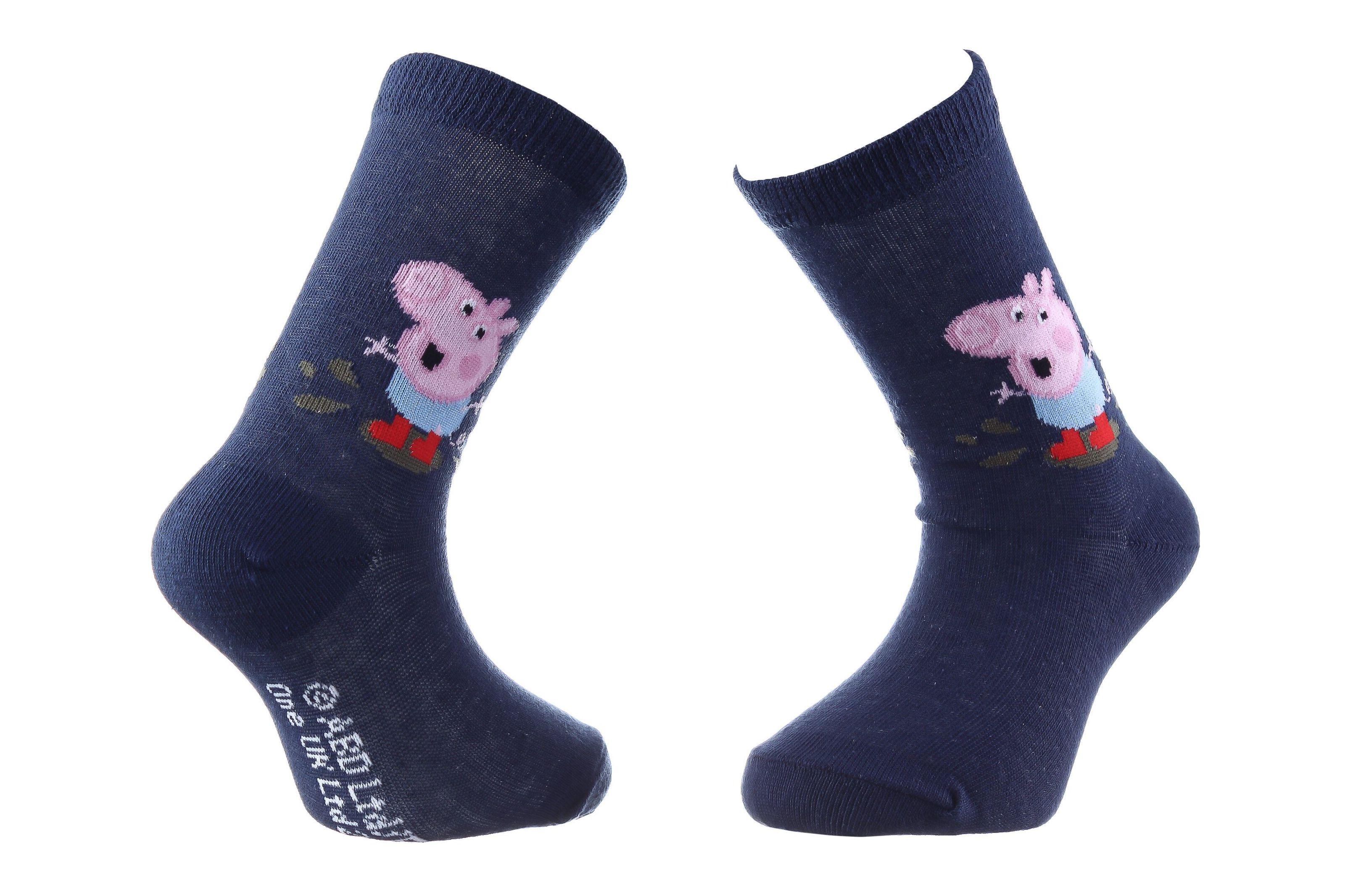 Носки Peppa Pig George And Water Puddle р. 19-22 Blue (43849551-5)