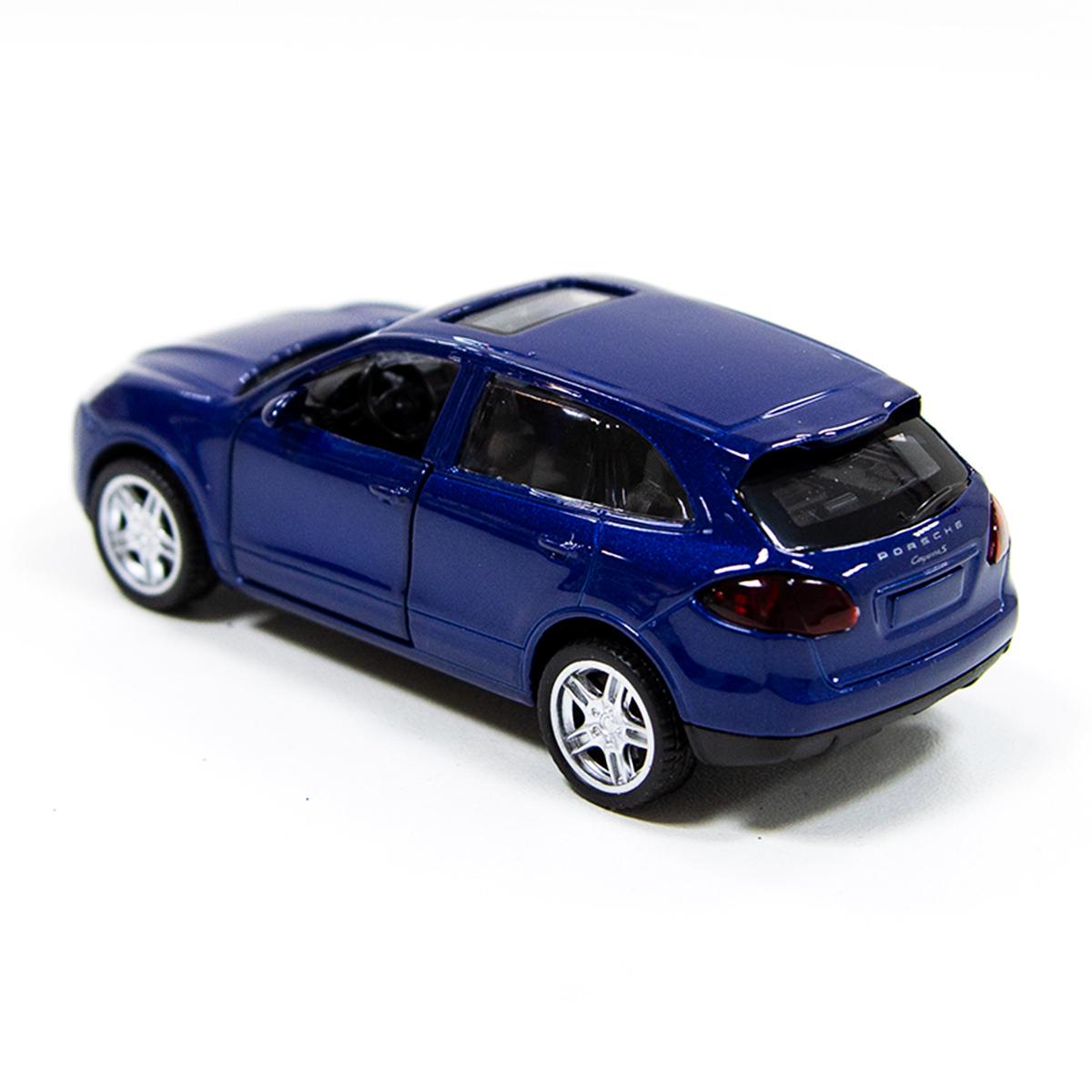 Автомодель игрушечная детская PORSCHE CAYENNE S Синий - фото 6