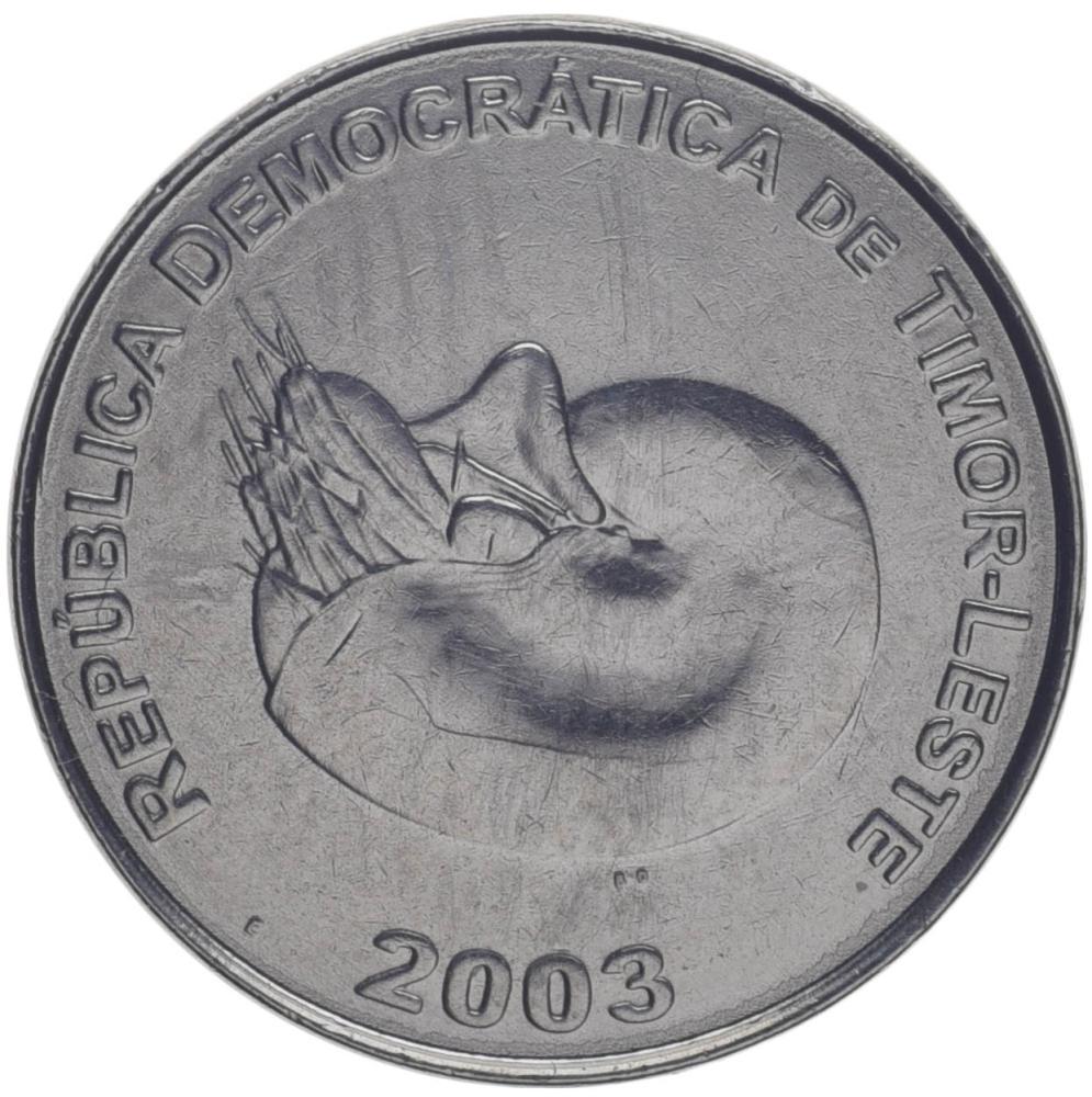 Коллекционная монета Восточный Тимор 1 сентаво 2003 UNC (KM#1)