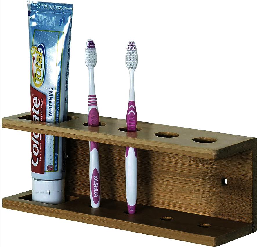 Органайзер для зубных щеток из дерева Гуэльмин Сепия (ОЗЩ-001108)