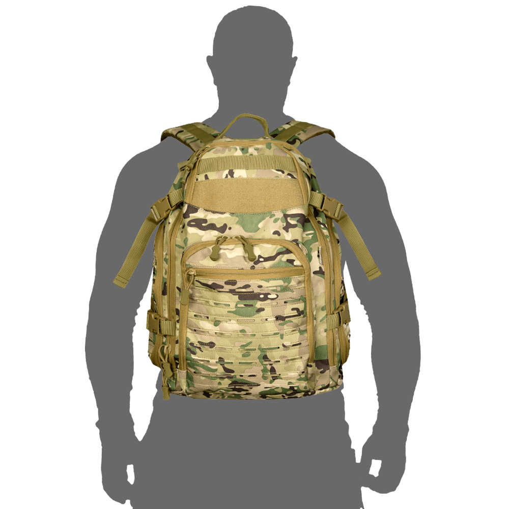 Рюкзак военный CamoTec Brisk LC с системой Molle 30 л Multicam (00058) - фото 3 Рюкзак военный CamoTec Brisk LC с системой Molle 30 л Multicam (00058) - фото 3