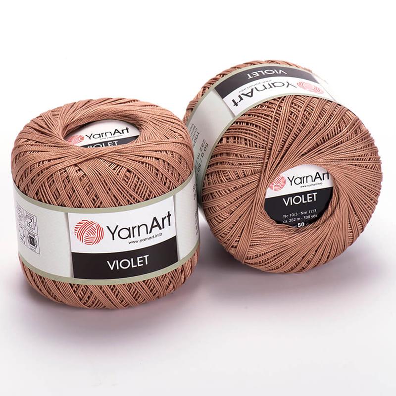 Пряжа YarnArt Violet 15 Світло-коричневий