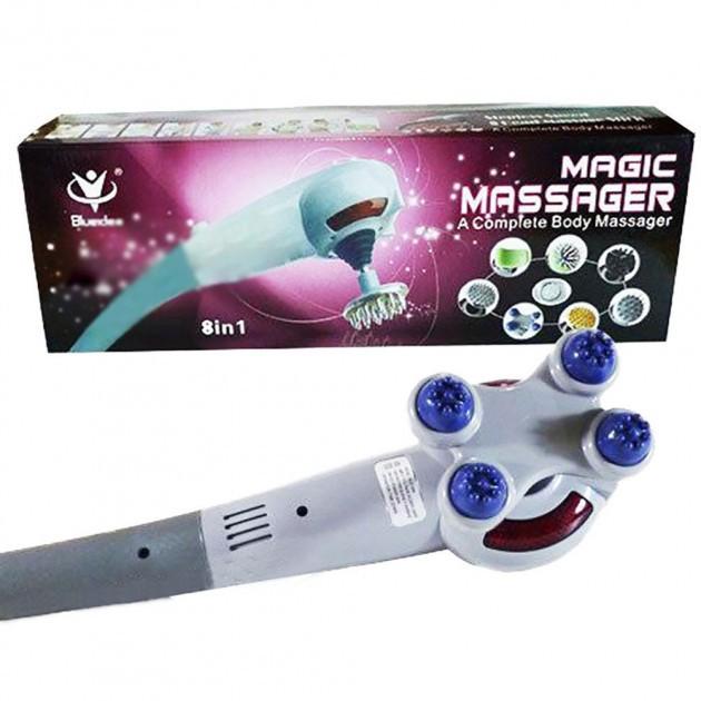 Вібраційний масажер 8в1 Magic Massager ручний для тіла - фото 13