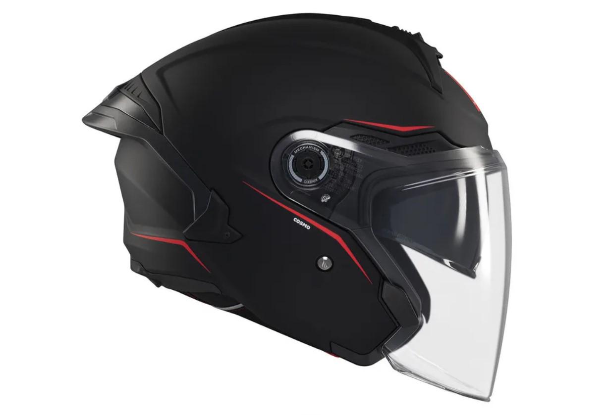 Мотошлем MT HELMETS Cosmo SV A1 L Matt Black (32264) - фото 4