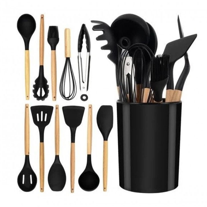 Набір кухонного приладдя Unique UN-1871 силікон 12 пр. (23793779) - фото 2 Набір кухонного приладдя Unique UN-1871 силікон 12 пр. (23793779) - фото 2