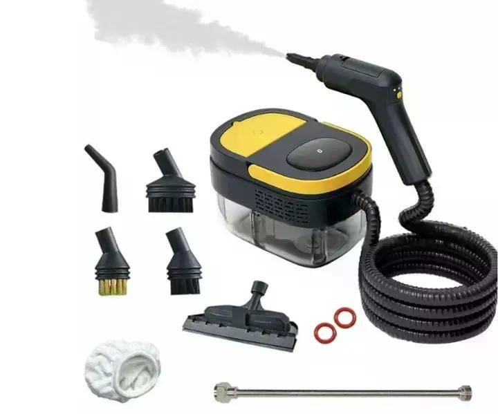 Пароочисник Hengda 2500 W 3 бари 1,6 л Жовтий (G6551)