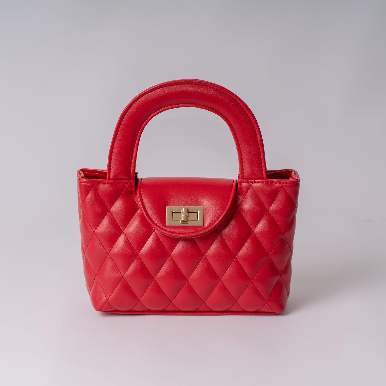 Сумка женская мини XENIA № 42-24 из эко-кожи Красный