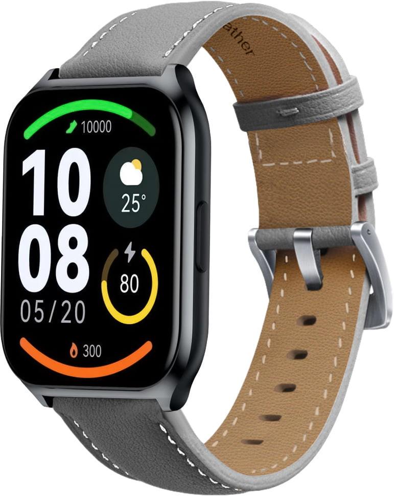 Ремінець шкіряний Folsa для Haylou Watch 2 Pro LS02 Pro Grey (40797-33)