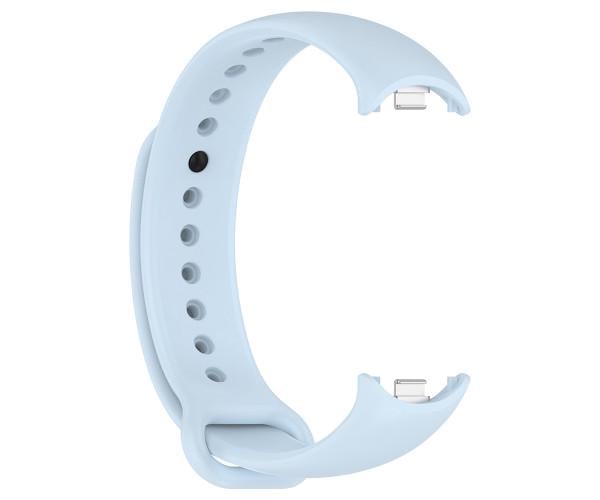 Ремешок Silicone для Xiaomi Mi Band 8 Голубой
