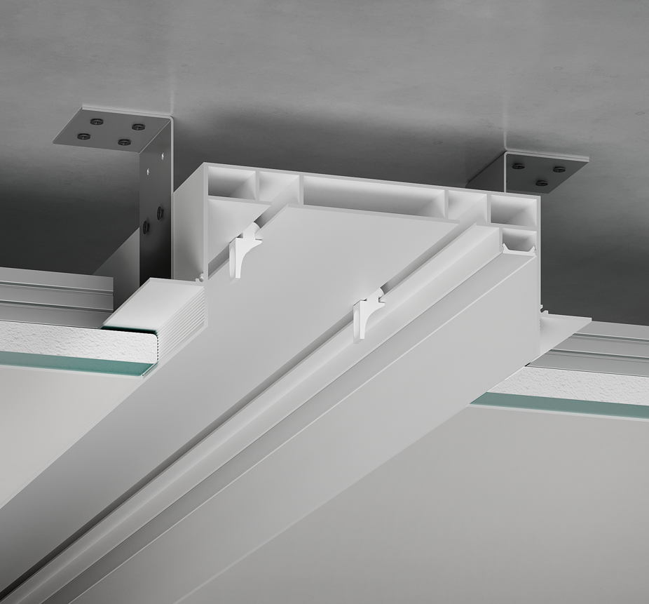 Карниз прихованого монтажу SD 3.0 Білий