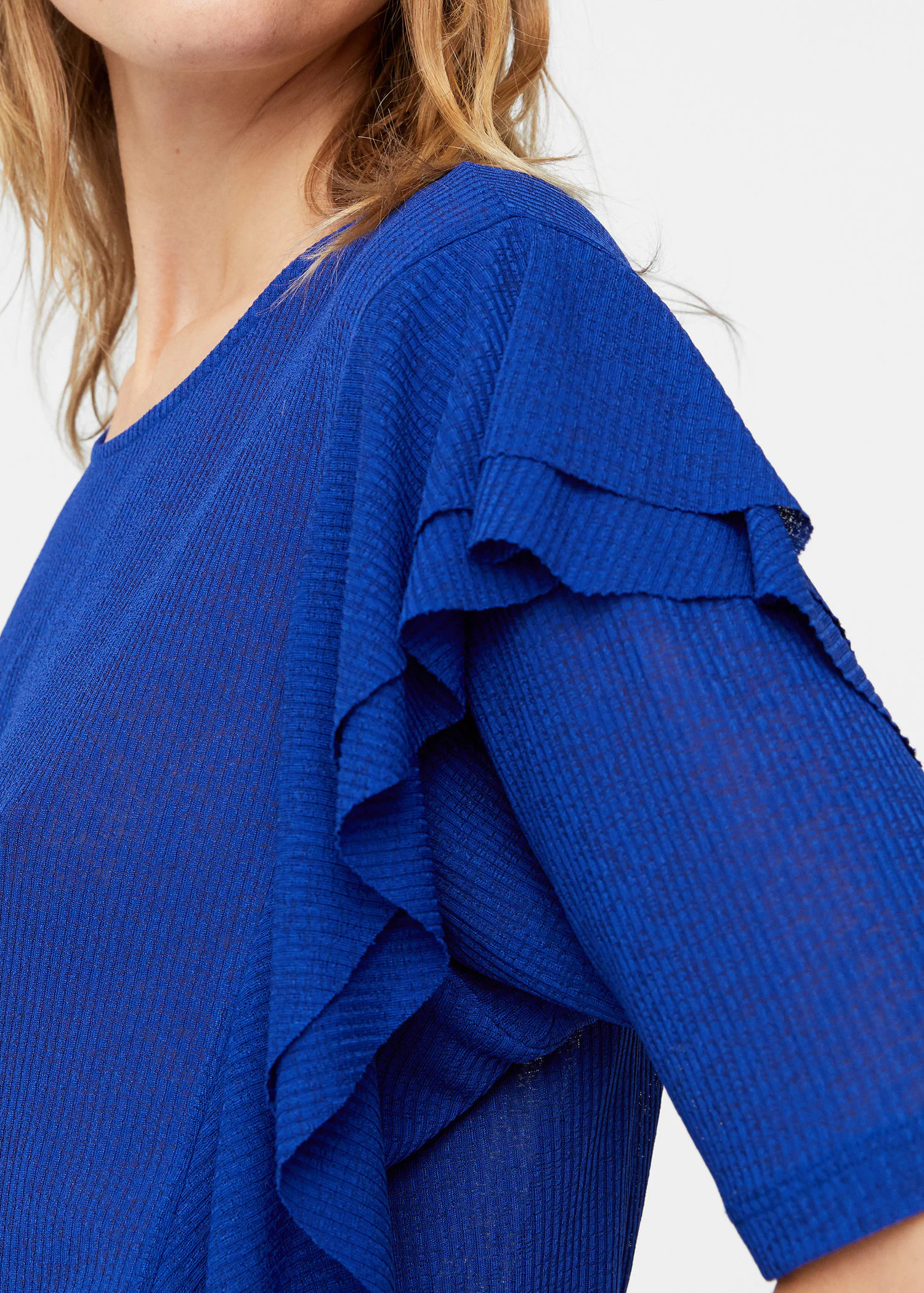 Блузка Mango XS Синий (2000000846934) - фото 4