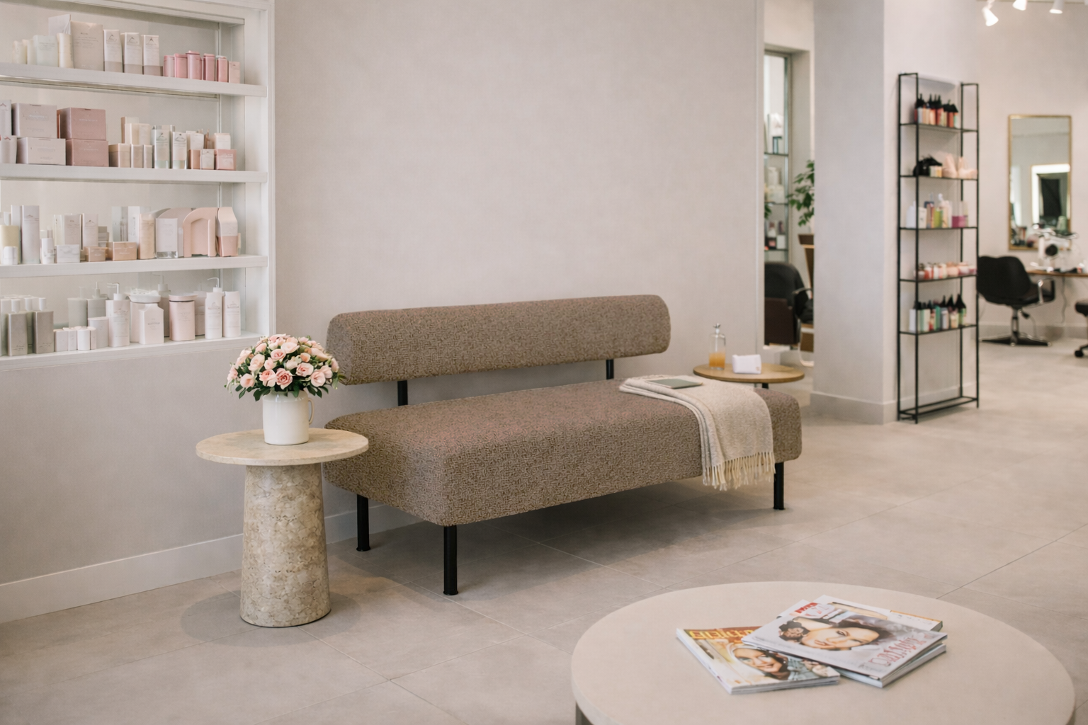 Диван Tobi Sho Люмо 1200х540х750 мм букле Alpaca Кофейный/20