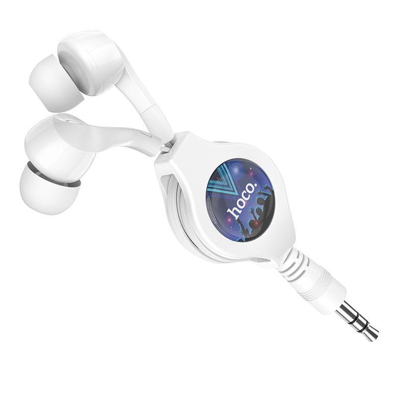 Наушники вакуумные проводные стерео Hoco M68 White (00000052991_2)