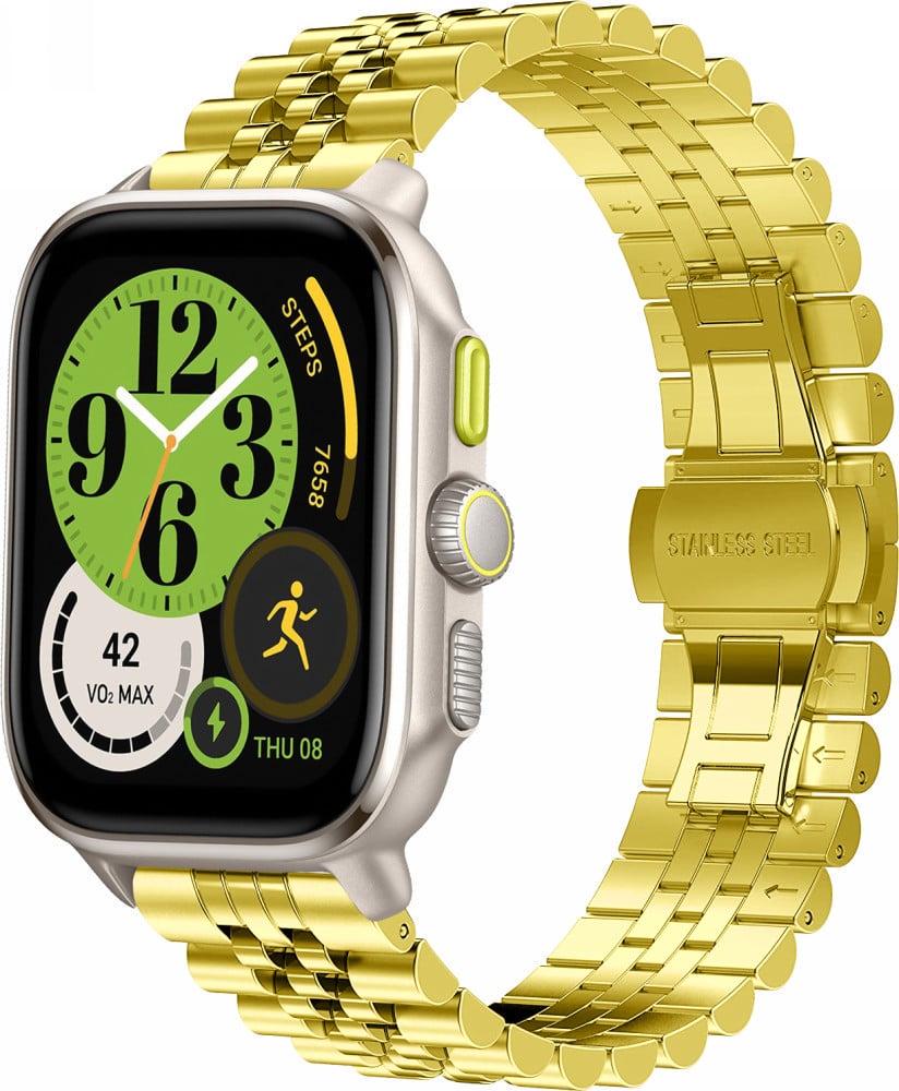 Браслет металлический Stech для Amazfit Cheetah Square Gold (38505-2A) Браслет металлический Stech для Amazfit Cheetah Square Gold (38505-2A)