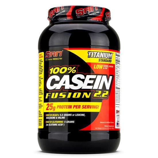Протеин SAN Casein Fusion 1 кг Ваниль (8386V13147)