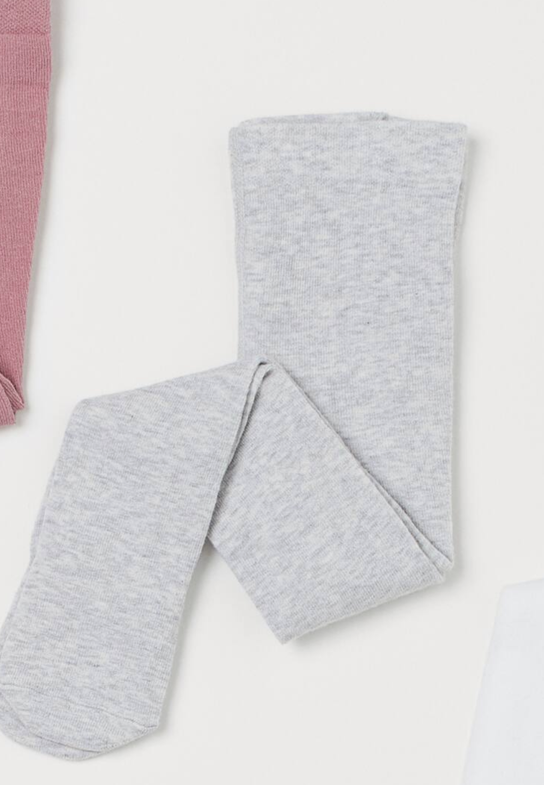 Колготки H&M 62-68 см Сірий меланж (858517П)