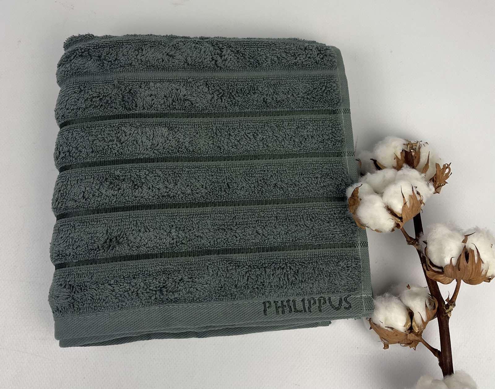 Полотенце Philippus Delux Cotton Barbaros А142 50x90 см Хакі (CN31729) - фото 1 Полотенце Philippus Delux Cotton Barbaros А142 50x90 см Хакі (CN31729) - фото 1