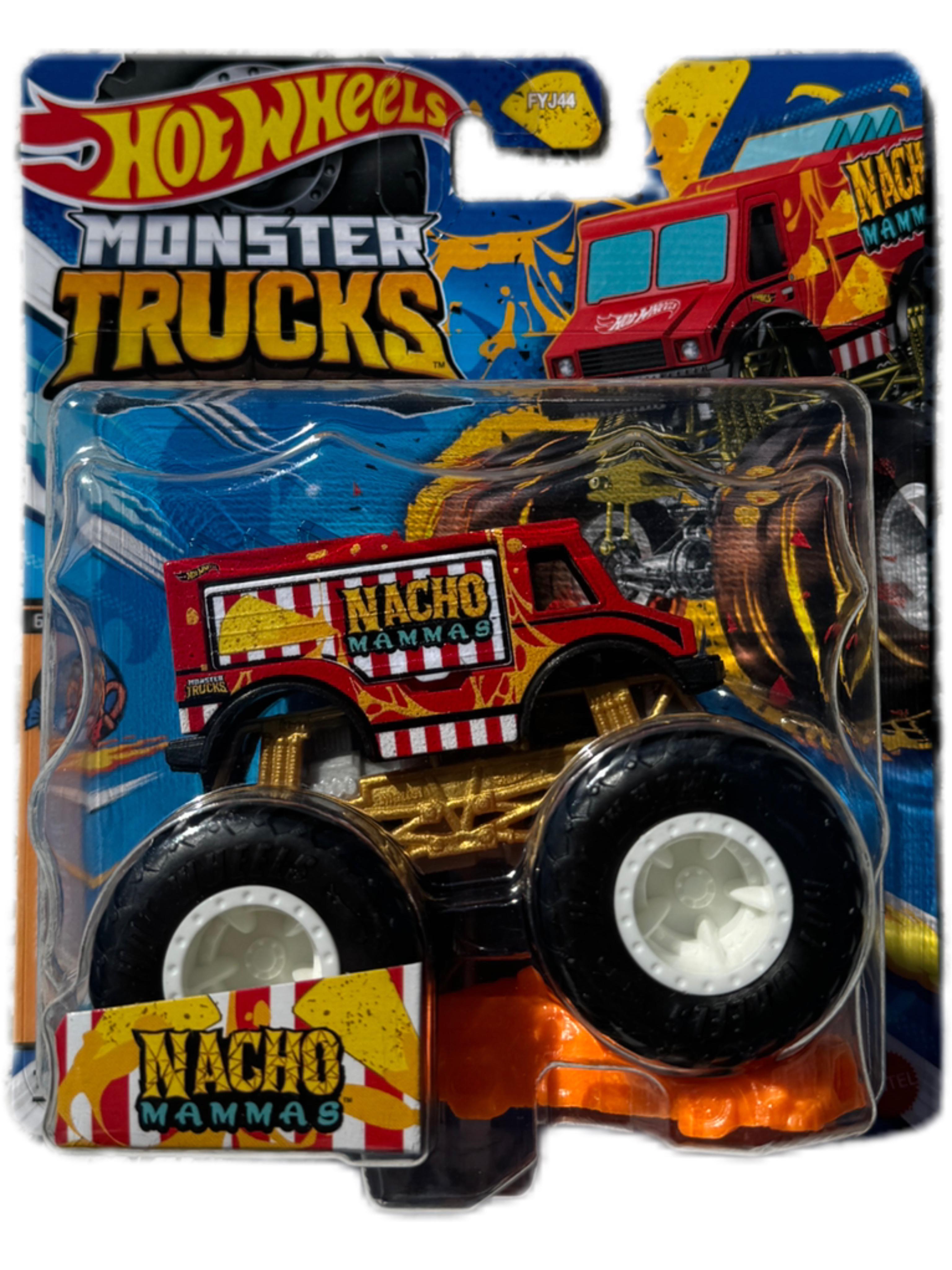 Игрушечная машинка-внедорожник Hot Wheels Monster truck Macho Mammas 6/6 Snack Pack (17627652) - фото 1