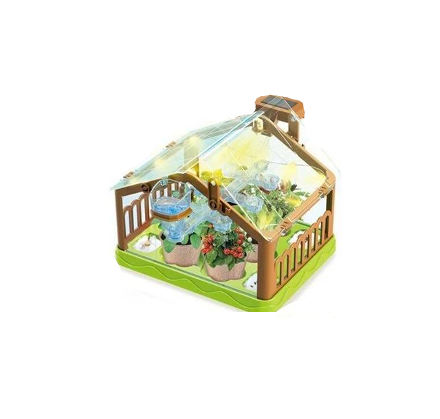 Теплица игровая MBL 313 подсветка/лампа/солнечная панель/семена/торфяные таблетки/горшки (171052) - фото 3