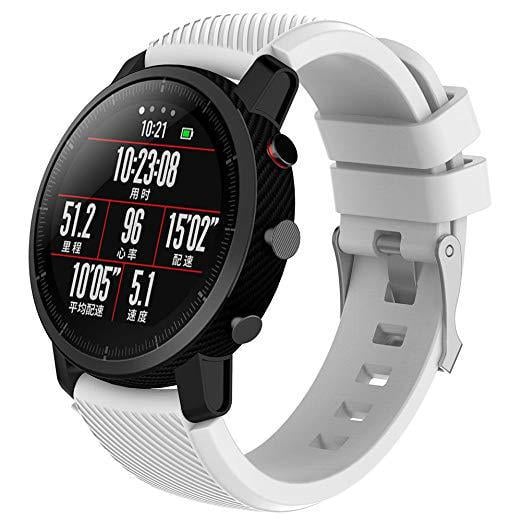 Силиконовый ремешок Primo для часов Amazfit SportWatch 2/Amazfit Stratos White (729009559)