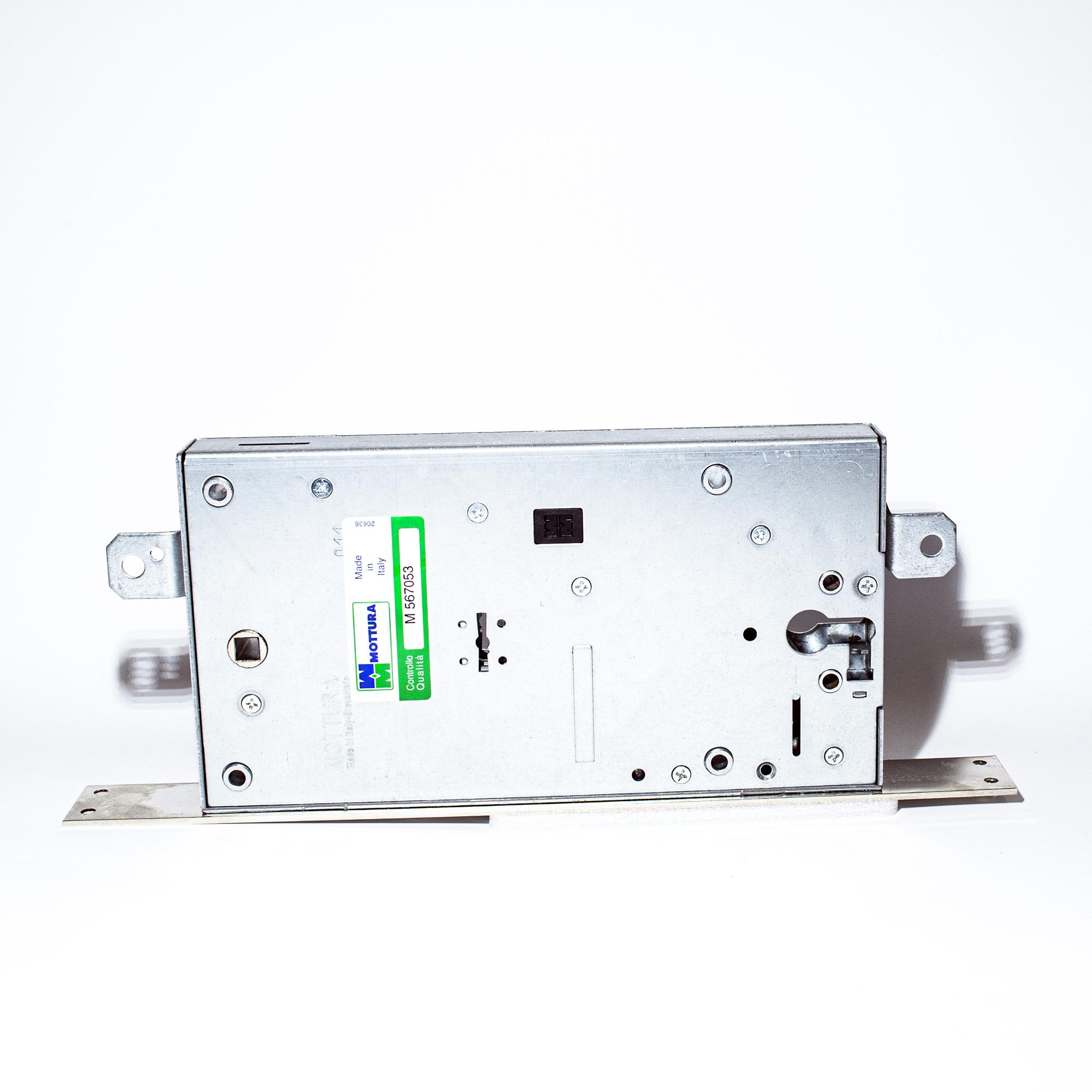 Замок врізний двосистемний Mottura 54.797-S Matic лівий без накладок ключ 60 мм - фото 6