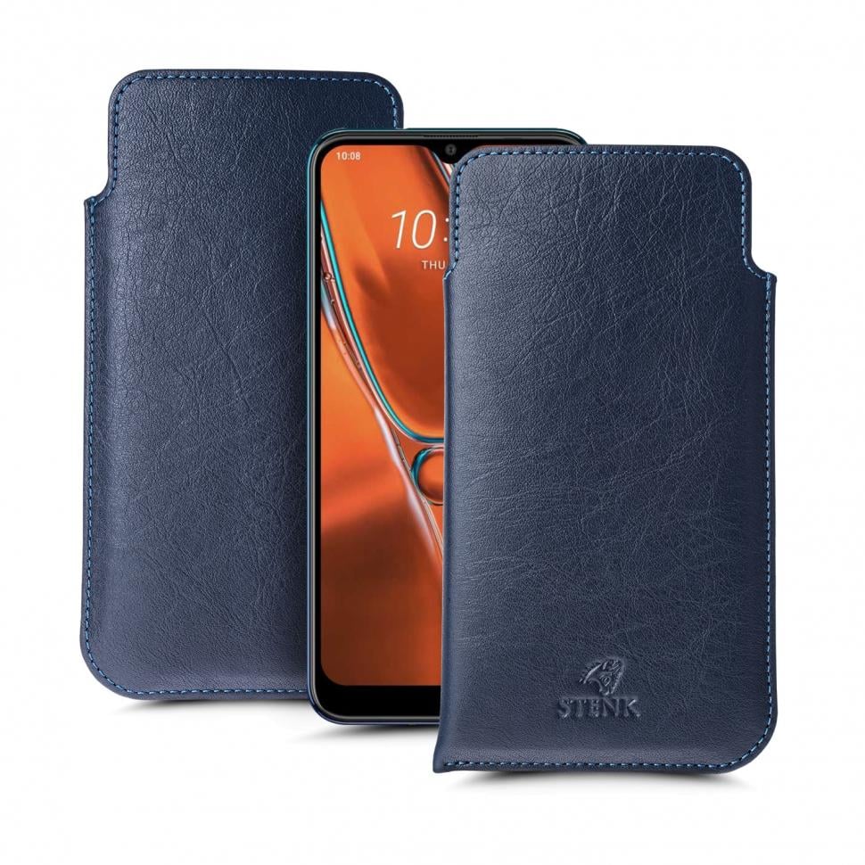 Футляр Stenk Elegance для HTC Wildfire E2 Синий (67991)