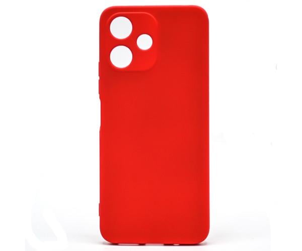 Чехол - накладка Silicone Cover Full для Xiaomi Redmi 12 5G / Poco M6 Pro 5G Красный