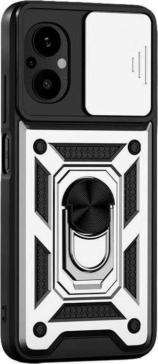 Чехол с защитой камеры 3DGuard Xiaomi Poco M5 Silver (32488-59)