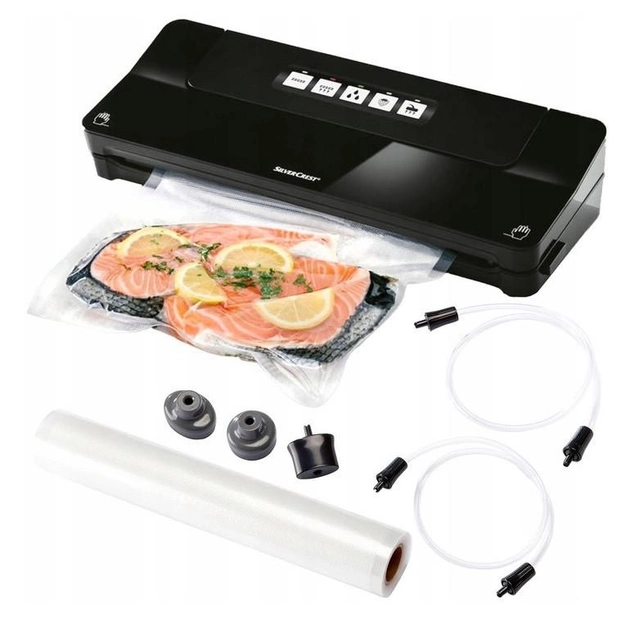 Вакууматор Silver Crest SV 125W C6 для хранения продуктов Черный (599219) - фото 3 Вакууматор Silver Crest SV 125W C6 для хранения продуктов Черный (599219) - фото 3