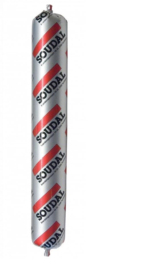 Герметик фасадный SILIRUB WS Soudal 600 мл Черный