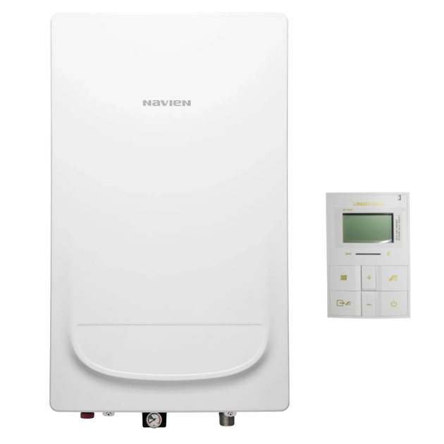 Газовый котел DELUXE E COAXIAL 16K NAVIEN 2-контурный настенный с дымоходом 16 кВт (N.DLX.EC.16.KIT) - фото 6 Газовый котел DELUXE E COAXIAL 16K NAVIEN 2-контурный настенный с дымоходом 16 кВт (N.DLX.EC.16.KIT) - фото 6