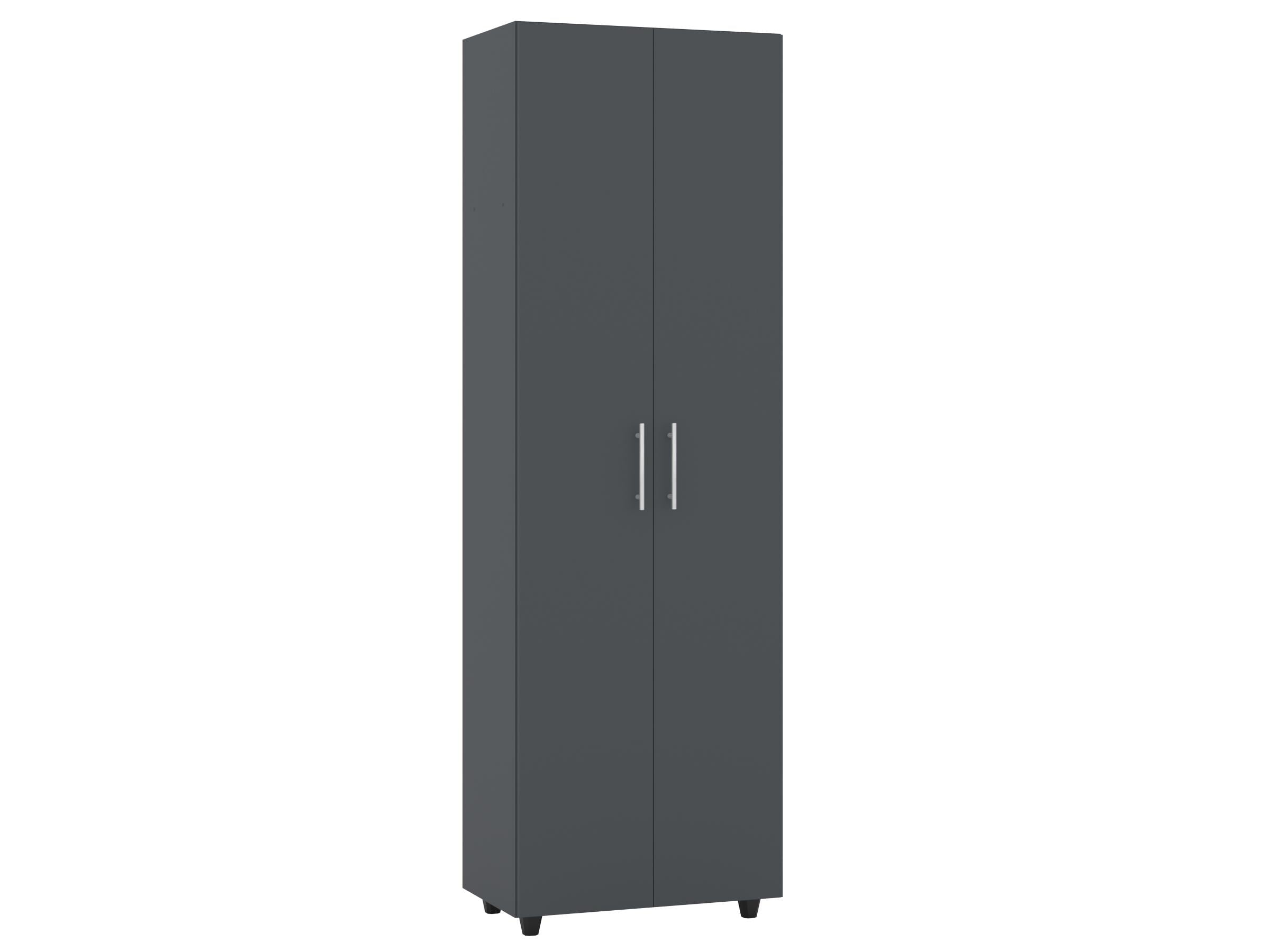 Шкаф гардеробный PEHOTIN ШГ-1 60х38х189,5 см Антрацит (PN-102214) Шкаф гардеробный PEHOTIN ШГ-1 60х38х189,5 см Антрацит (PN-102214)