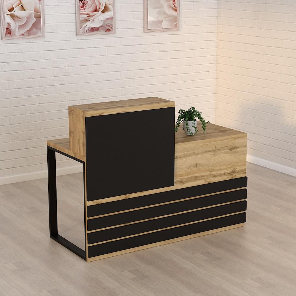 Стійка Ресепшн-5 1400 мм Дуб аппалачі (29666316) - фото 2 Стійка Ресепшн-5 1400 мм Дуб аппалачі (29666316) - фото 2