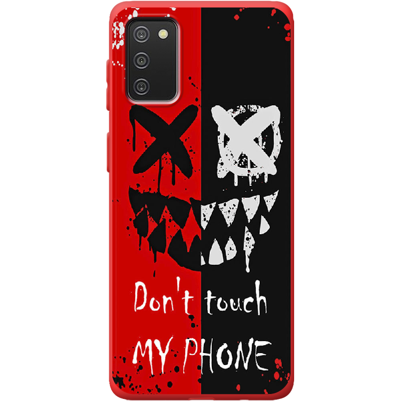 Чехол BoxFace Samsung A025 Galaxy A02S Bad Smile Красный силикон (41511-up2468-41675)