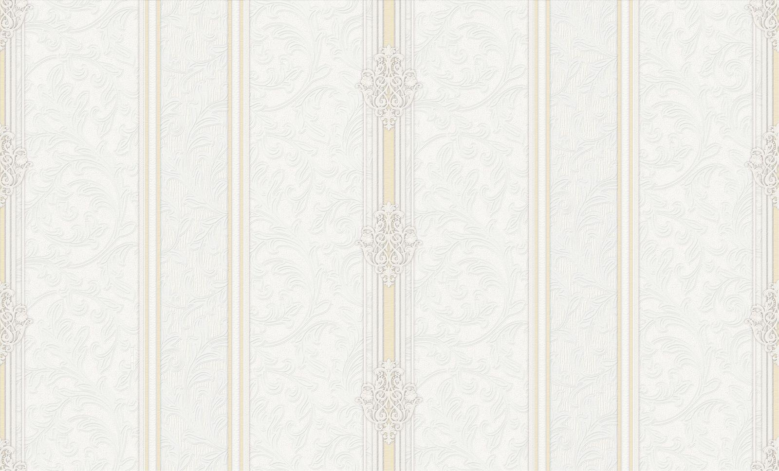 Обои виниловые на флизелиновой основе Yuanlong Reema 23071 Молочный/Белый