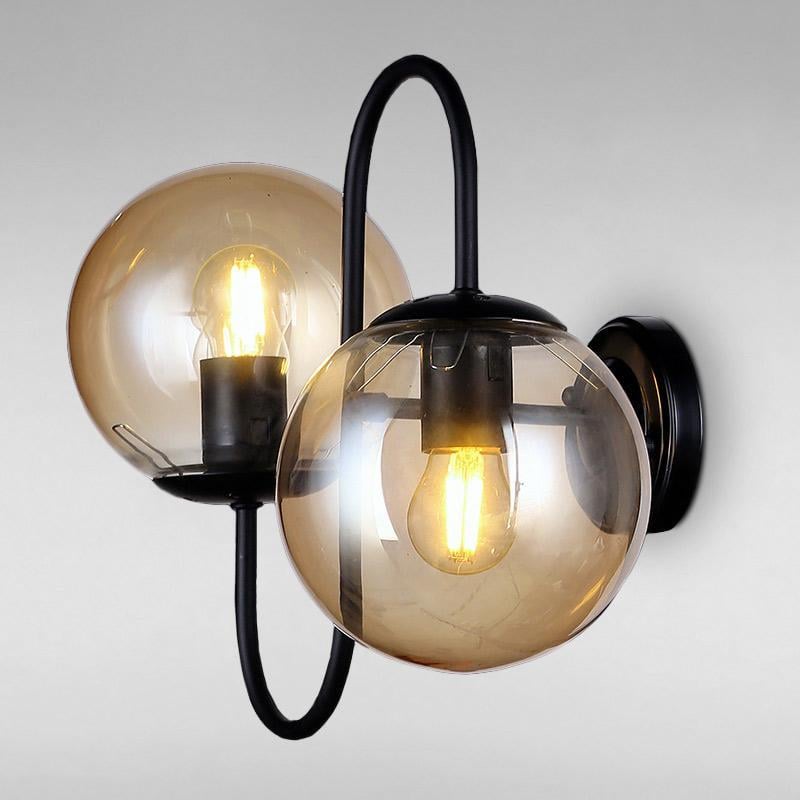 Бра настенное Light House LS-15827-2 BK на две лампы Черный