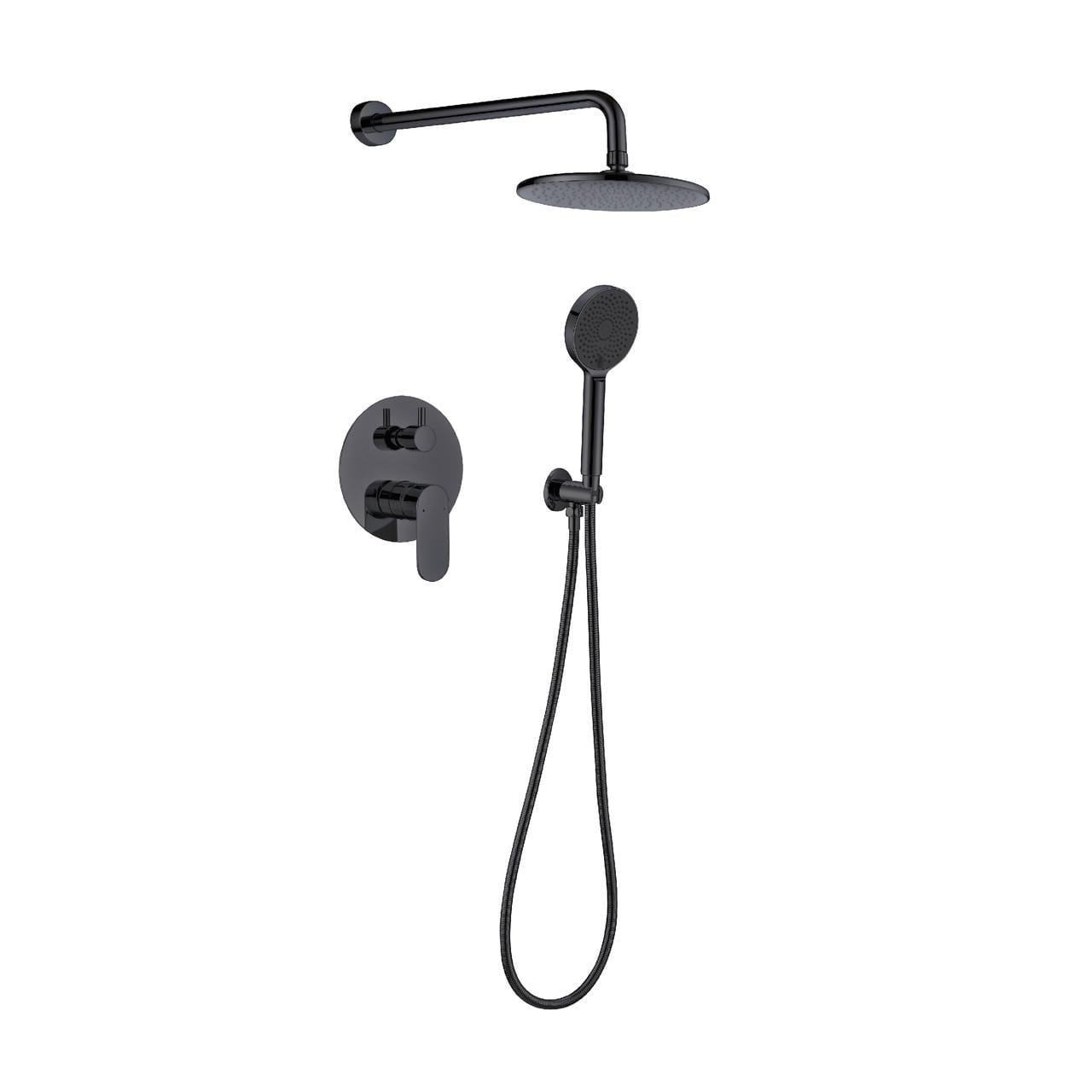 Смеситель для душа скрытого монтажа FADO Nemi Matte black (2986901711)
