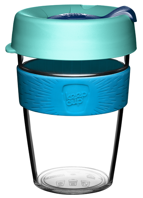 Чашка KeepCup Clear Australis 340 мл Синий/Бирюзовый