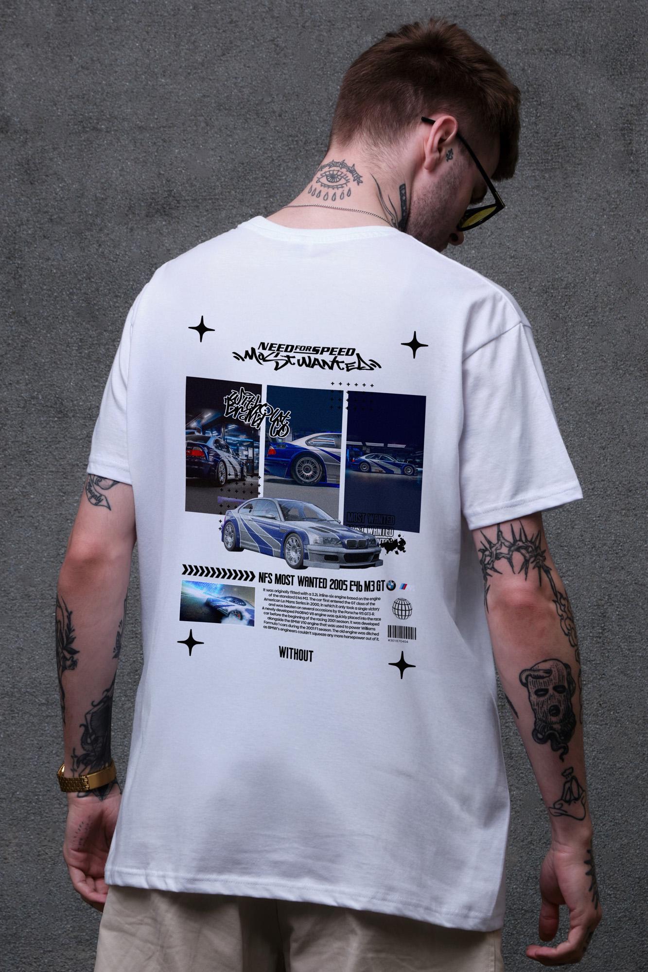 Футболка мужская Without с принтом Wanted оверсайз S/M White (S8049682) Футболка мужская Without с принтом Wanted оверсайз S/M White (S8049682)