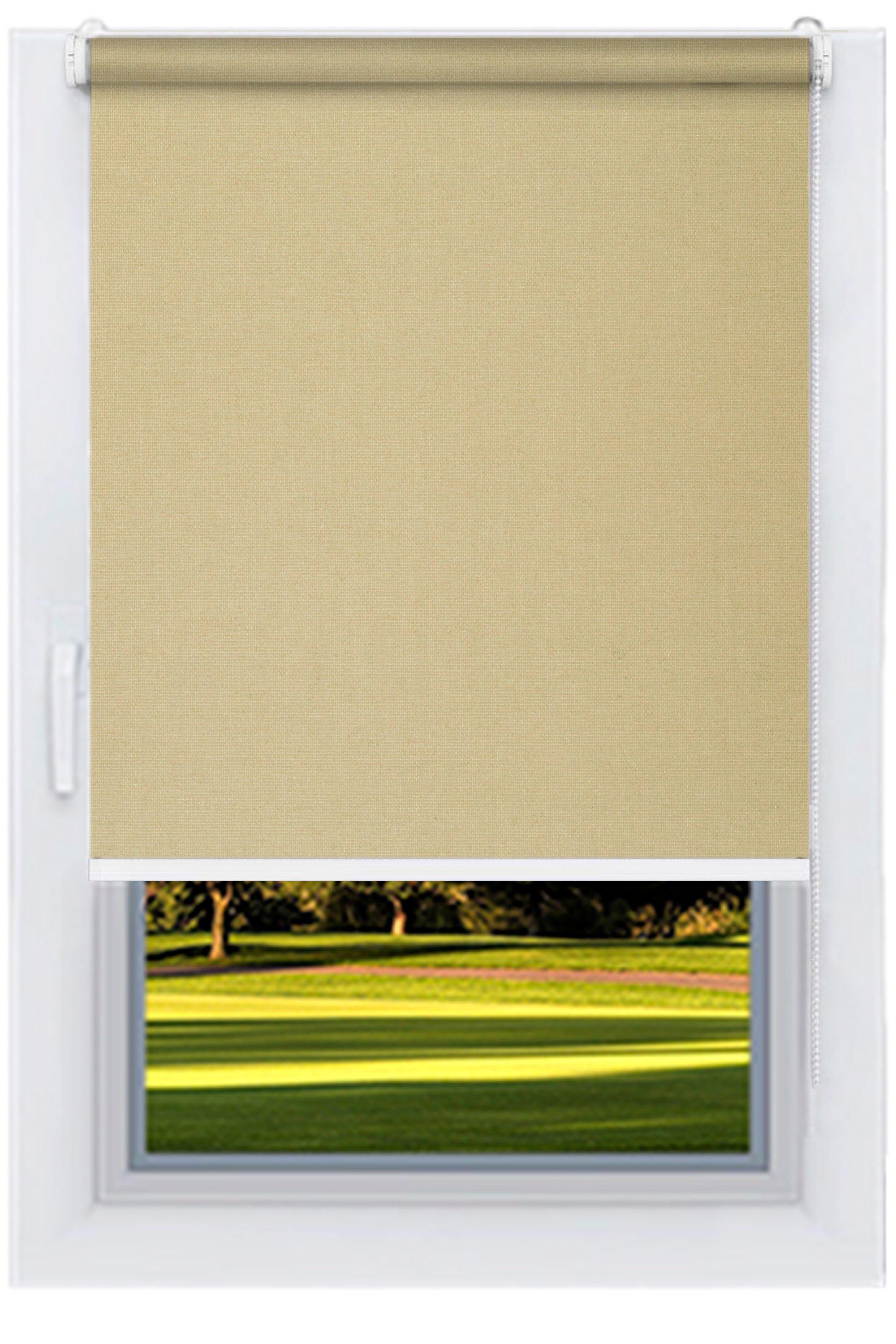 Ролета тканинна Decolux 160х200 см Camila Germany Темно-бежевий